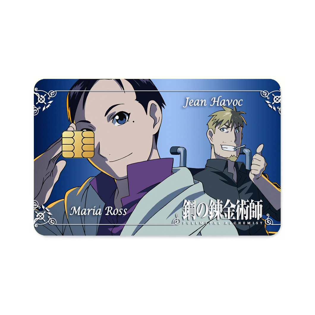 Anime FullMetal Alchemistr Credit Card Skins (4-in-1 Pack)