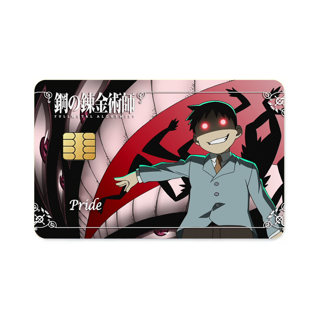 Anime FullMetal Alchemistr Credit Card Skins (4-in-1 Pack)
