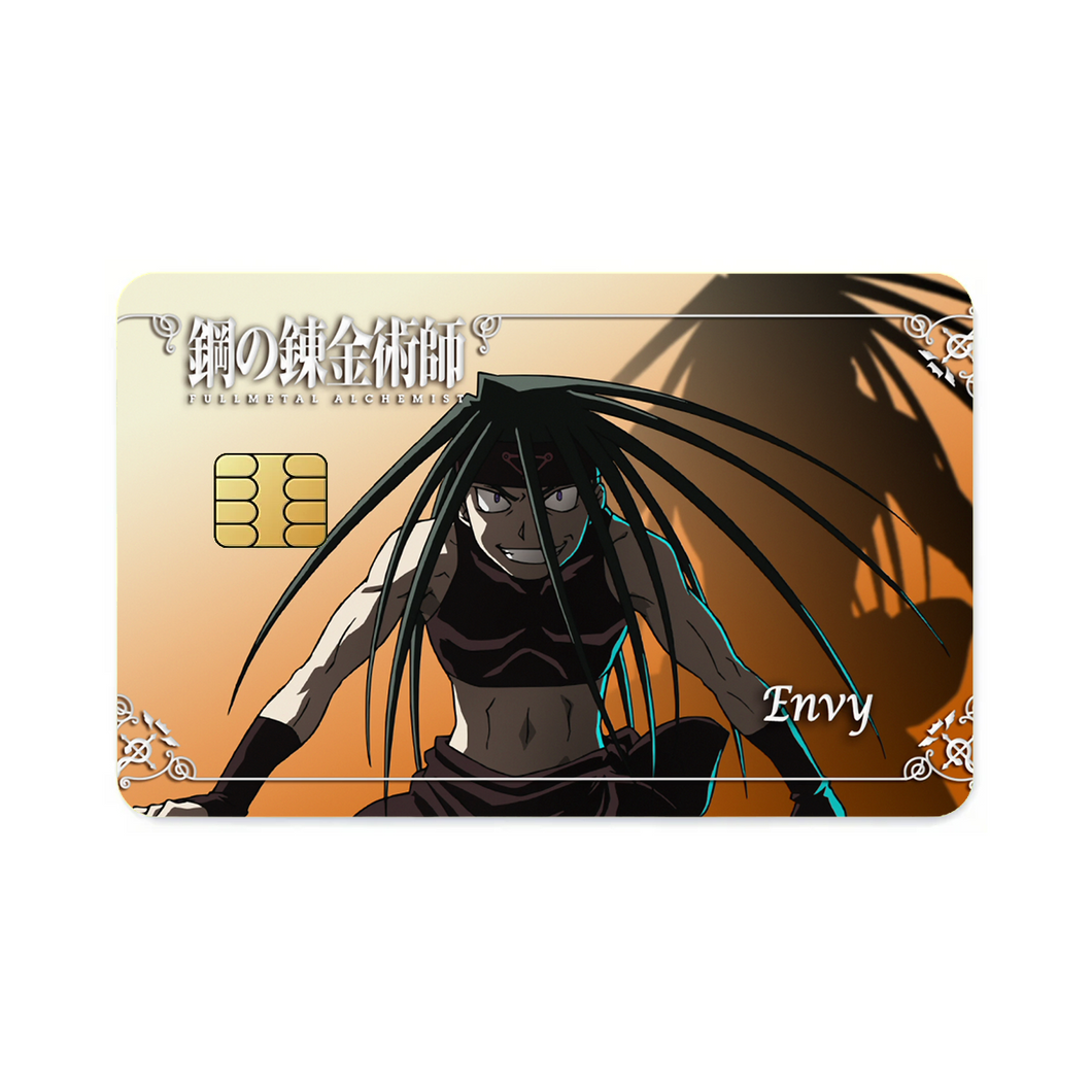 Anime FullMetal Alchemistr Credit Card Skins (4-in-1 Pack)