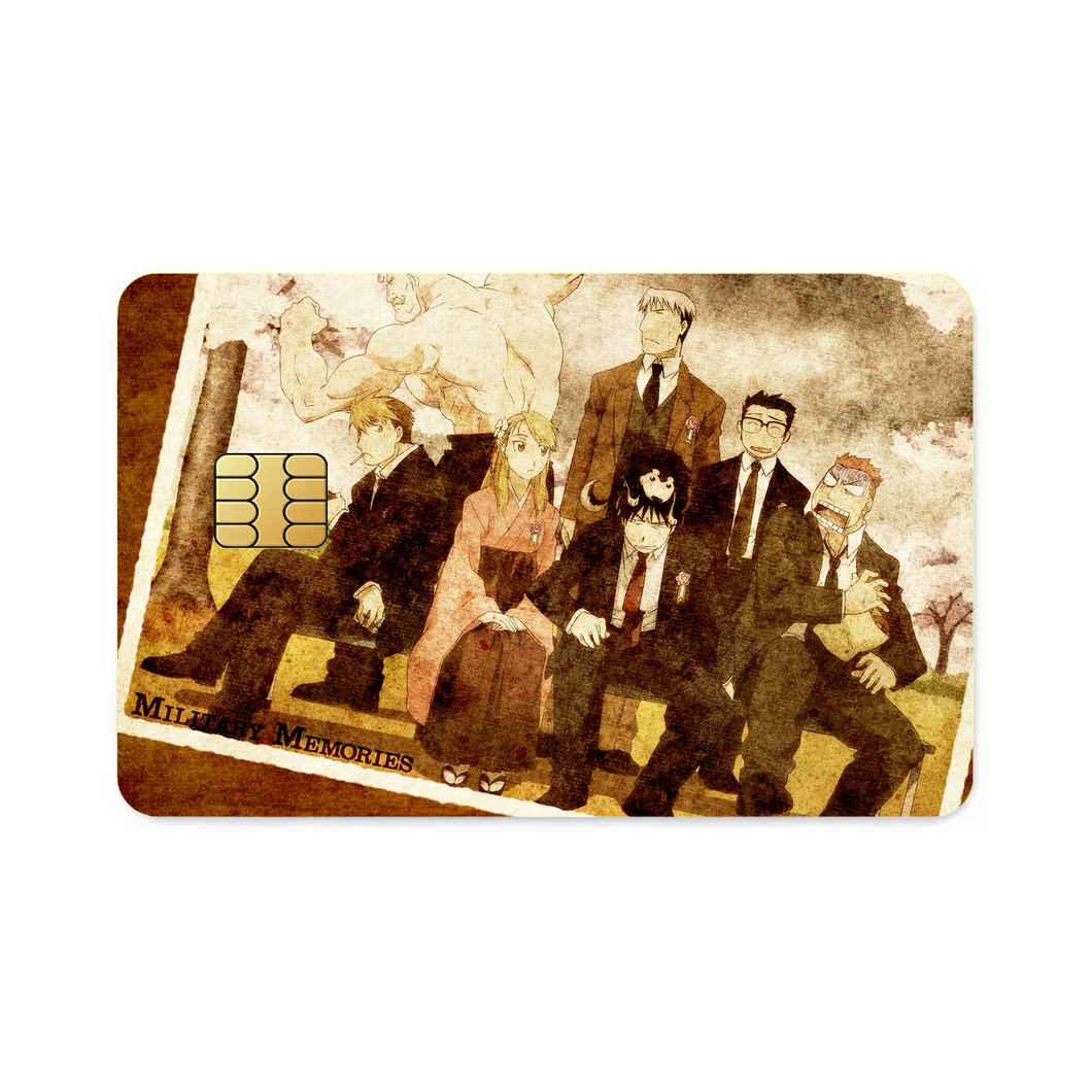 Anime FullMetal Alchemistr Credit Card Skins (4-in-1 Pack)