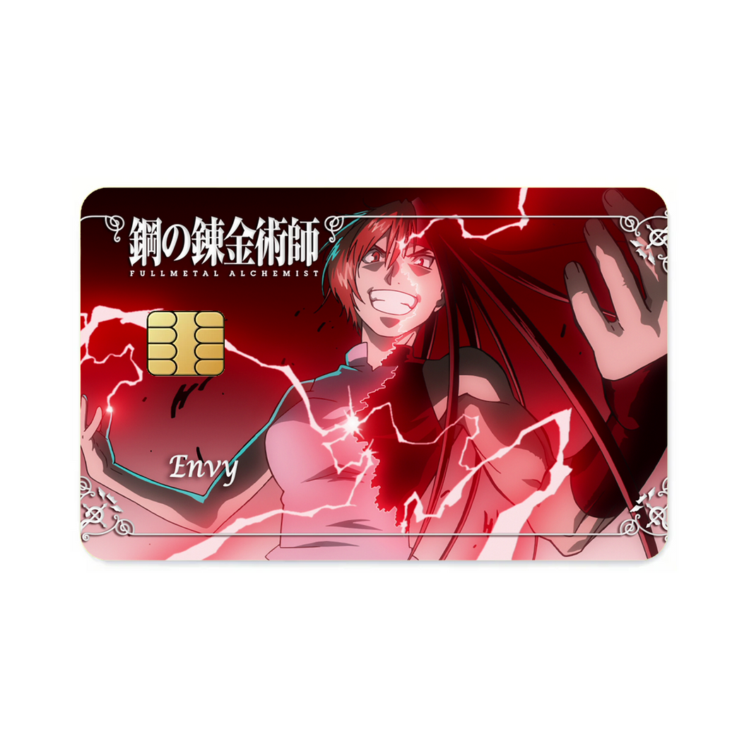 Anime FullMetal Alchemistr Credit Card Skins (4-in-1 Pack)