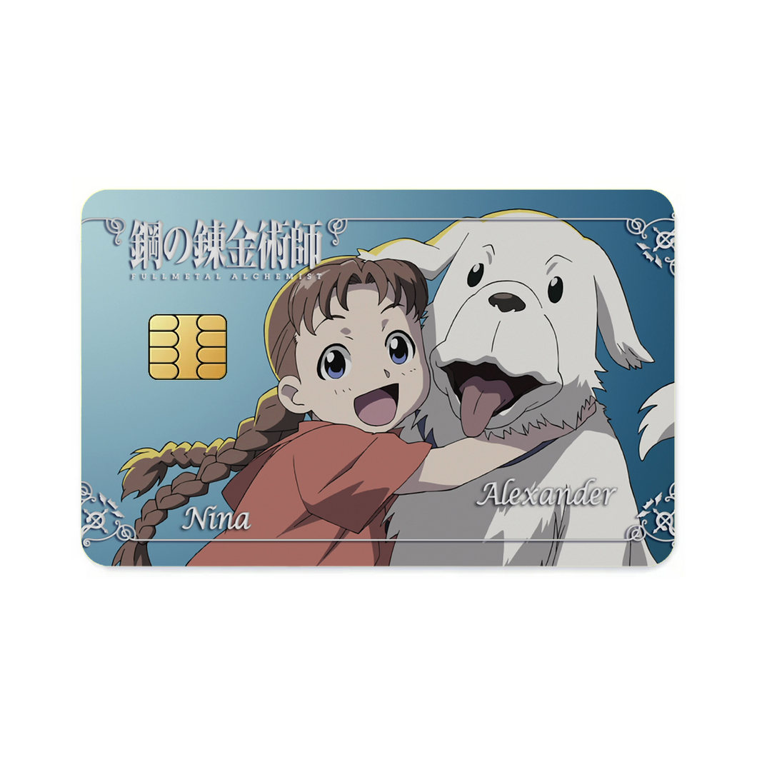 Anime FullMetal Alchemistr Credit Card Skins (4-in-1 Pack)