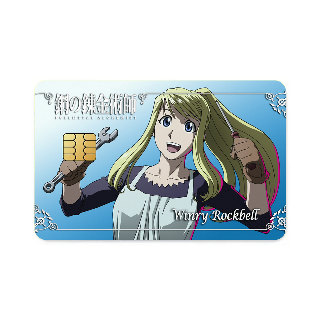 Anime FullMetal Alchemistr Credit Card Skins (4-in-1 Pack)