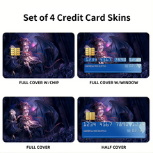 Load image into Gallery viewer, Anime Girls  Credit Card Skins (4-in-1 Pack)
