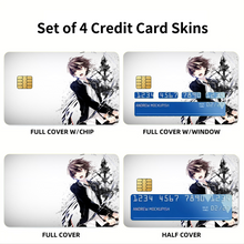 Load image into Gallery viewer, Anime Guilty Crown Credit Card Skins (4-in-1 Pack)
