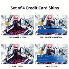 Load image into Gallery viewer, Anime Guilty Crown Credit Card Skins (4-in-1 Pack)
