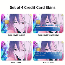 Load image into Gallery viewer, Anime Guilty Crown Credit Card Skins (4-in-1 Pack)
