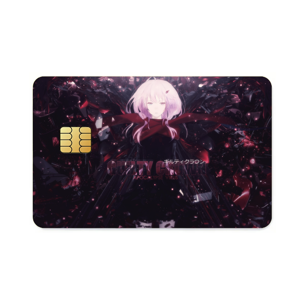 Anime Guilty Crown  Credit Card Skins (4-in-1 Pack)