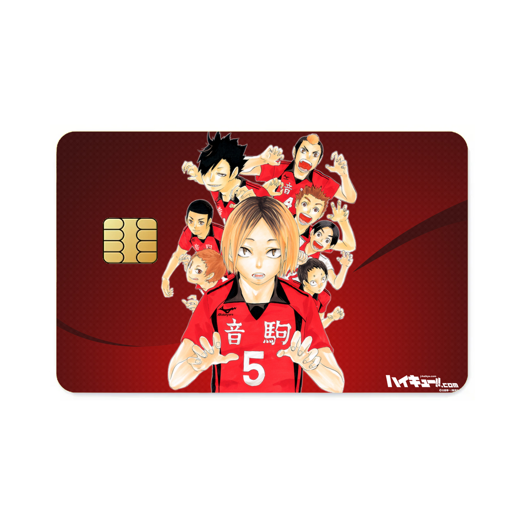 Anime Haikyu!! Credit Card Skins (4-in-1 Pack)