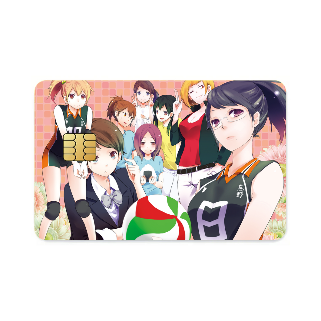 Anime Haikyu!! Credit Card Skins (4-in-1 Pack)