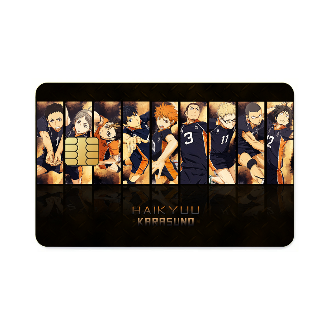 Anime Haikyu!! Credit Card Skins (4-in-1 Pack)