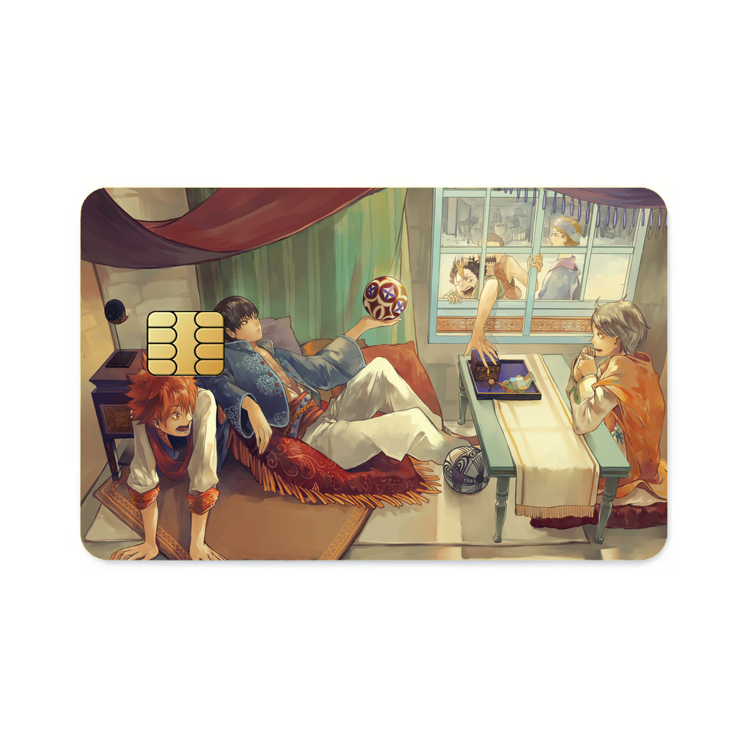 Anime Haikyu!! Credit Card Skins (4-in-1 Pack)