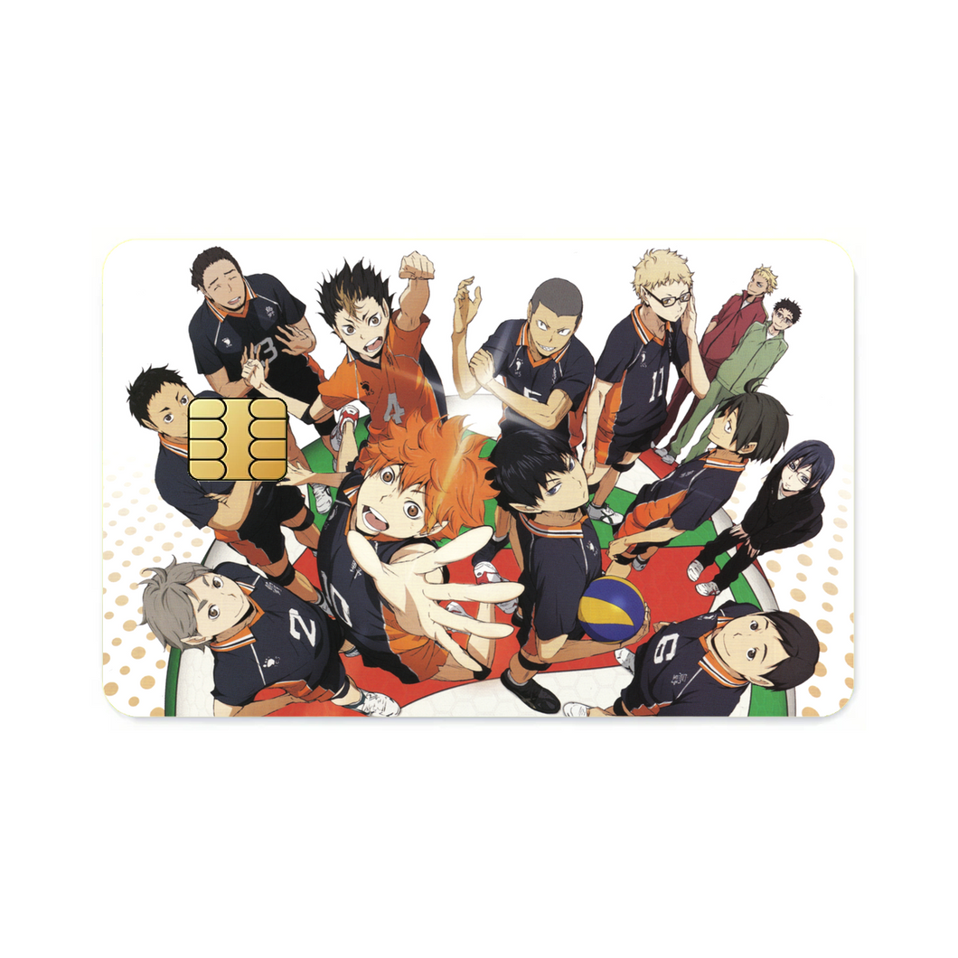 Anime Haikyu!! Credit Card Skins (4-in-1 Pack)