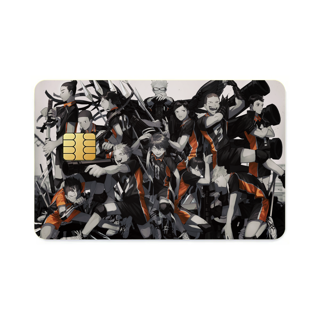 Anime Haikyu!! Credit Card Skins (4-in-1 Pack)