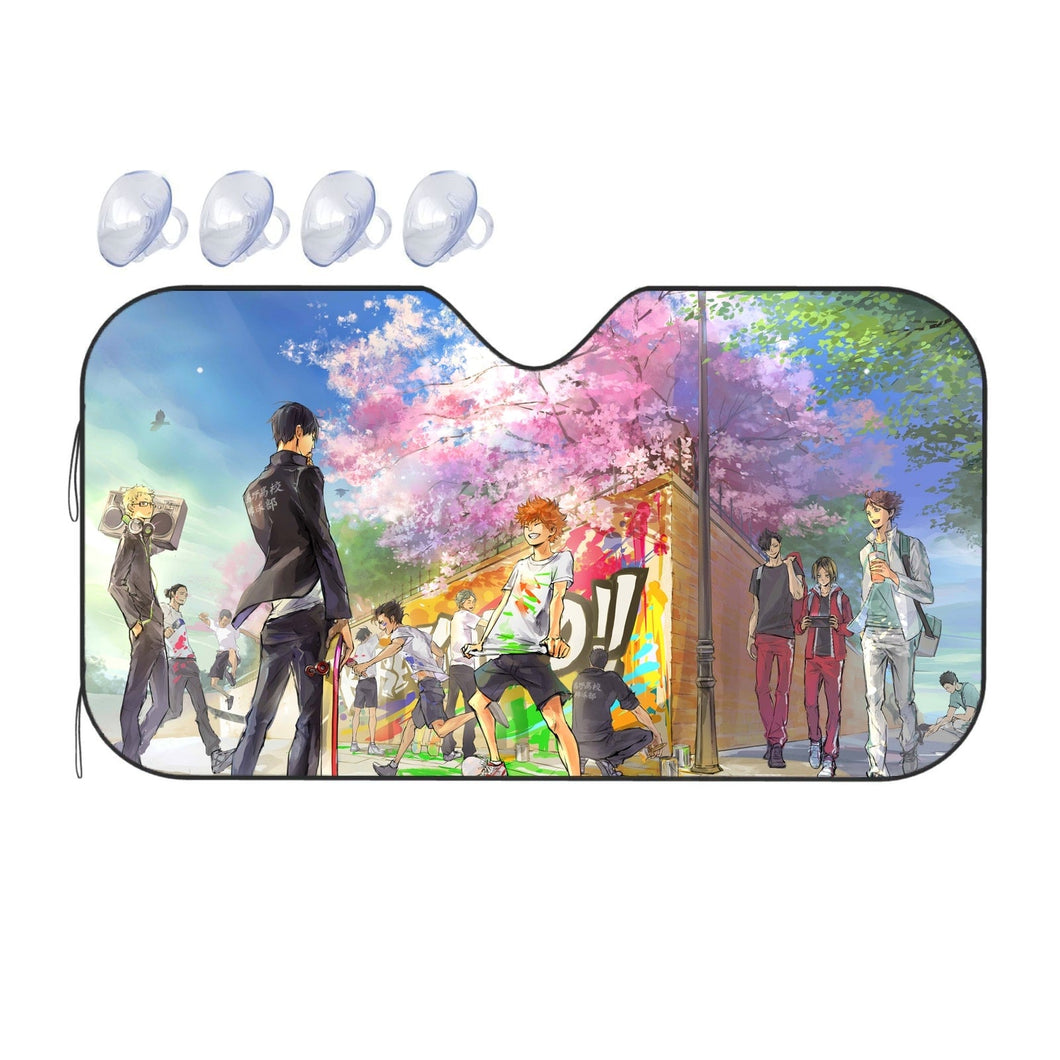 Anime Haikyu!!r Car Sunshade