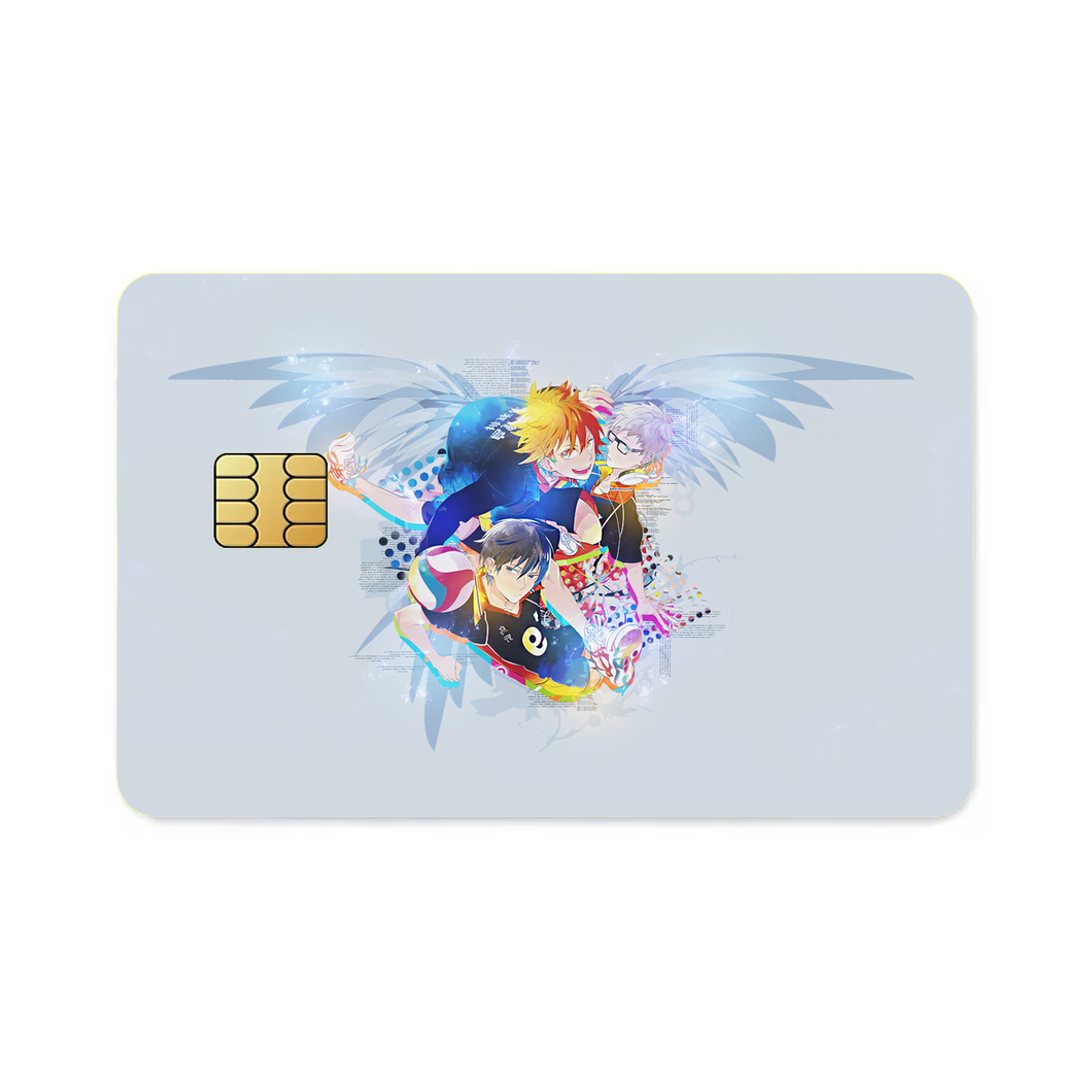 Anime Haikyu!!r Credit Card Skins (4-in-1 Pack)