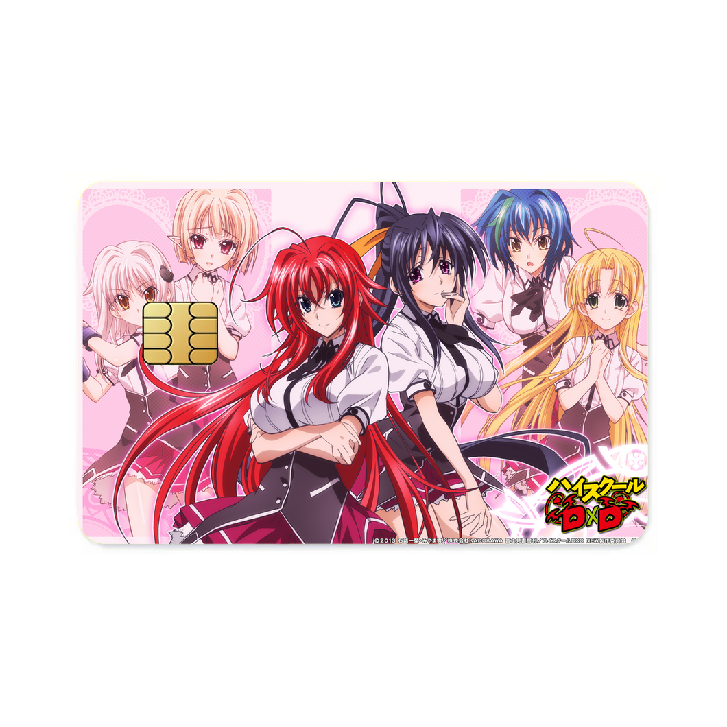 Anime High School DxD Credit Card Skins (4-in-1 Pack)