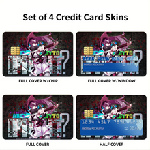 Load image into Gallery viewer, Anime Highschool Of The Dead Credit Card Skins (4-in-1 Pack)
