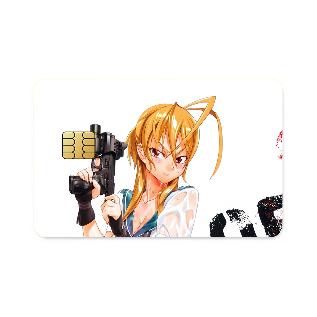 Anime Highschool Of The Dead Credit Card Skins (4-in-1 Pack)