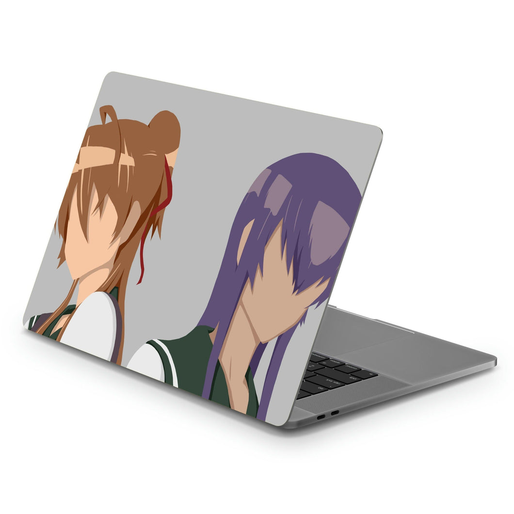 Anime Highschool Of The Dead  Macbook Skin