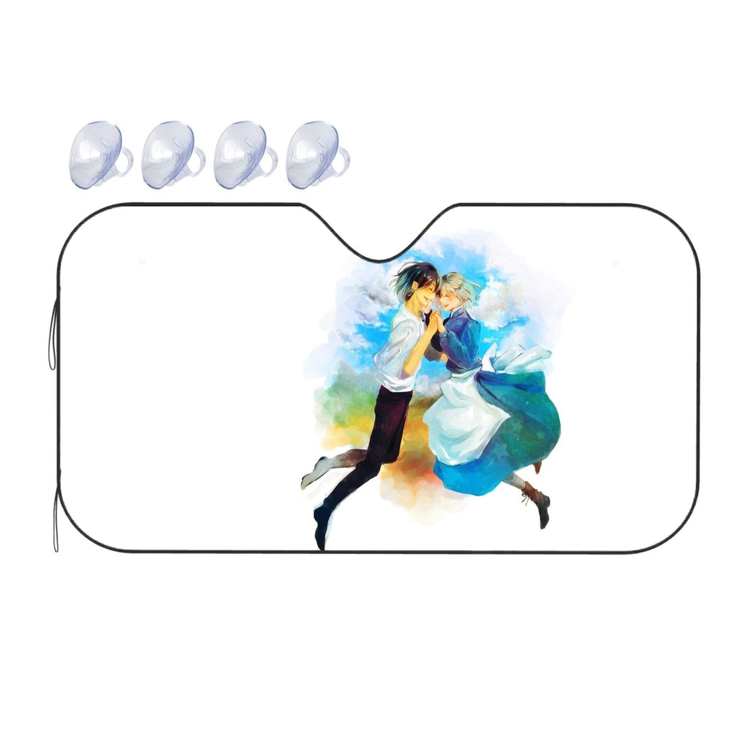Anime Howl's Moving Castle Car Sunshade