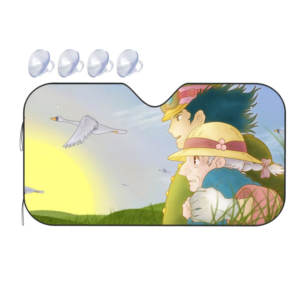 Anime Howl's Moving Castle  Car Sunshade