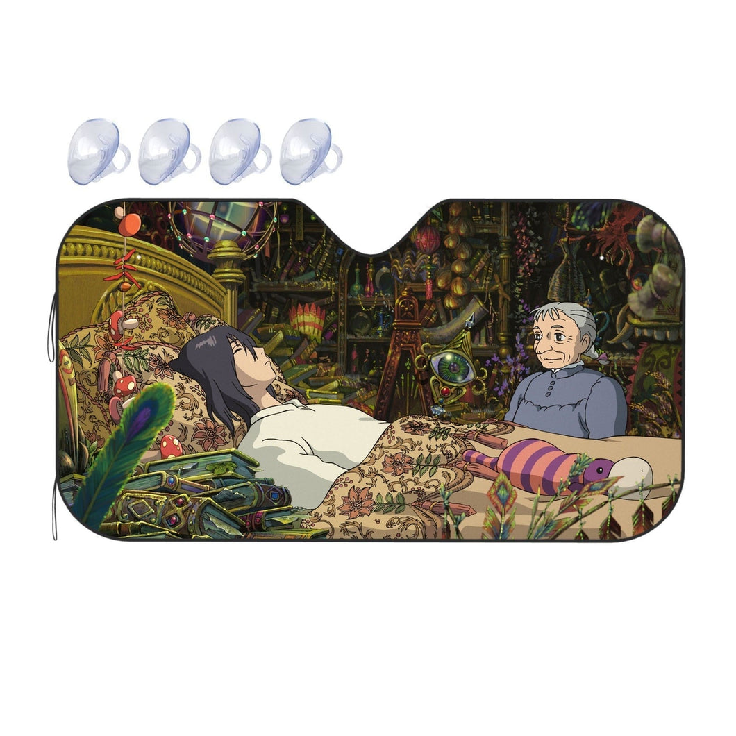 Anime Howl's Moving Castle Car Sunshade