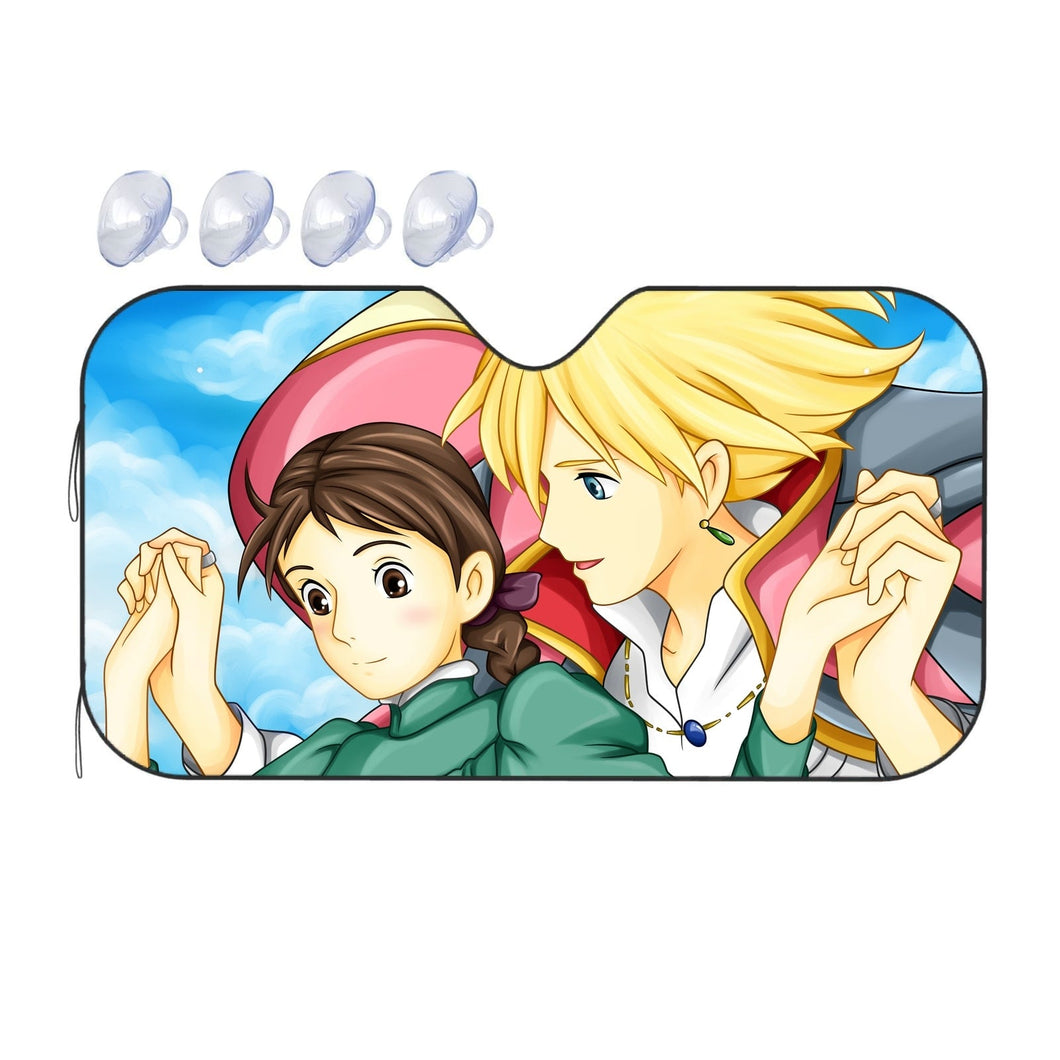 Anime Howl's Moving Castle Car Sunshade