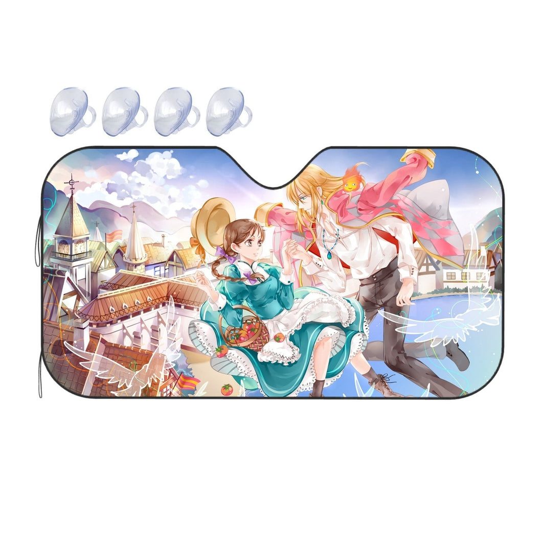 Anime Howl's Moving Castle  Car Sunshade
