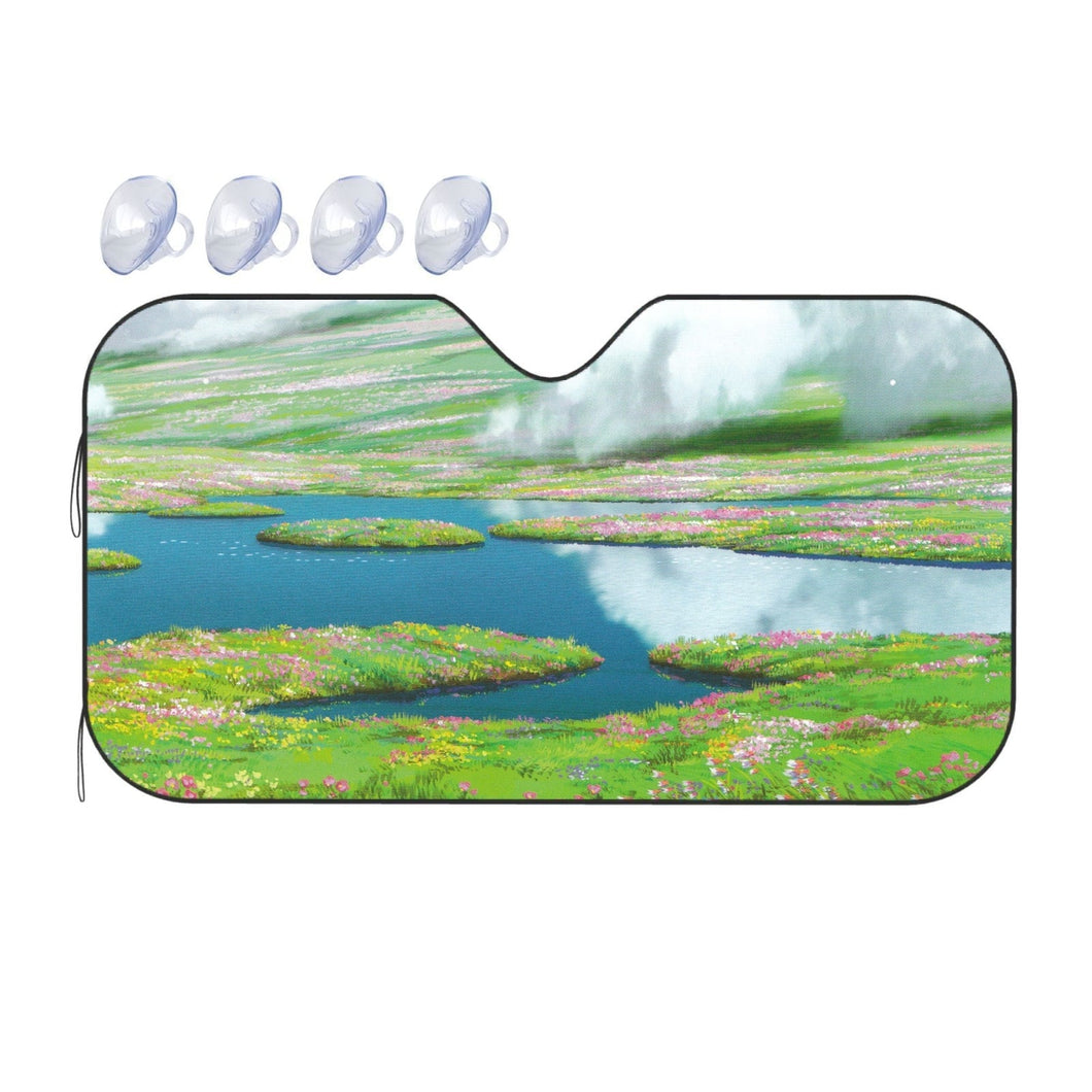 Anime Howl's Moving Castle Car Sunshade