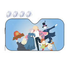 Load image into Gallery viewer, Anime Howl&#39;s Moving Castle  Car Sunshade

