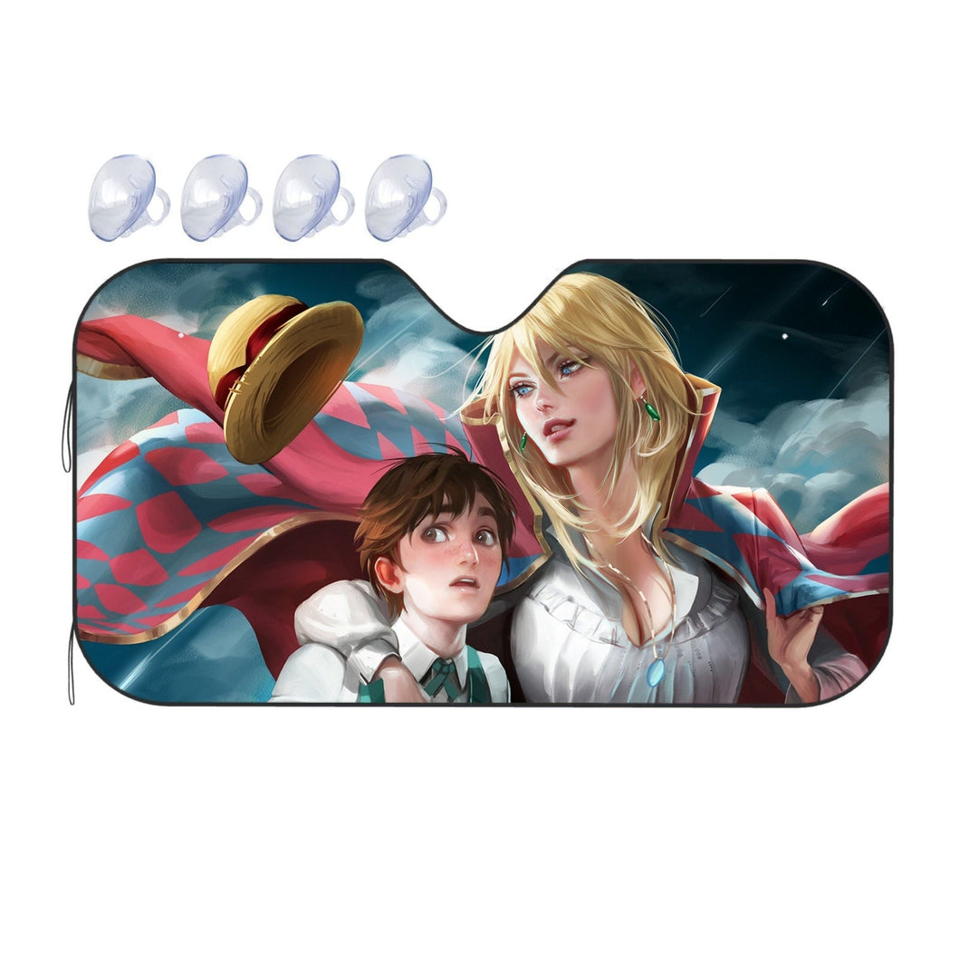 Anime Howl's Moving Castle  Car Sunshade