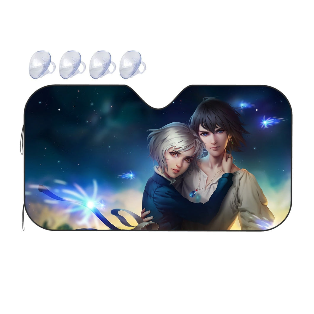 Anime Howl's Moving Castle  Car Sunshade