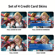 Load image into Gallery viewer, Anime Howl&#39;s Moving Castle  Credit Card Skins (4-in-1 Pack)
