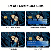 Load image into Gallery viewer, Anime Howl&#39;s Moving Castle Credit Card Skins (4-in-1 Pack)
