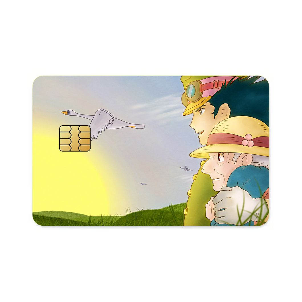 Anime Howl's Moving Castle Credit Card Skins (4-in-1 Pack)