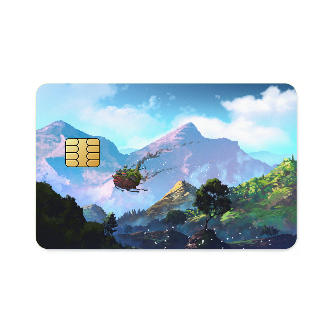 Anime Howl's Moving Castle  Credit Card Skins (4-in-1 Pack)