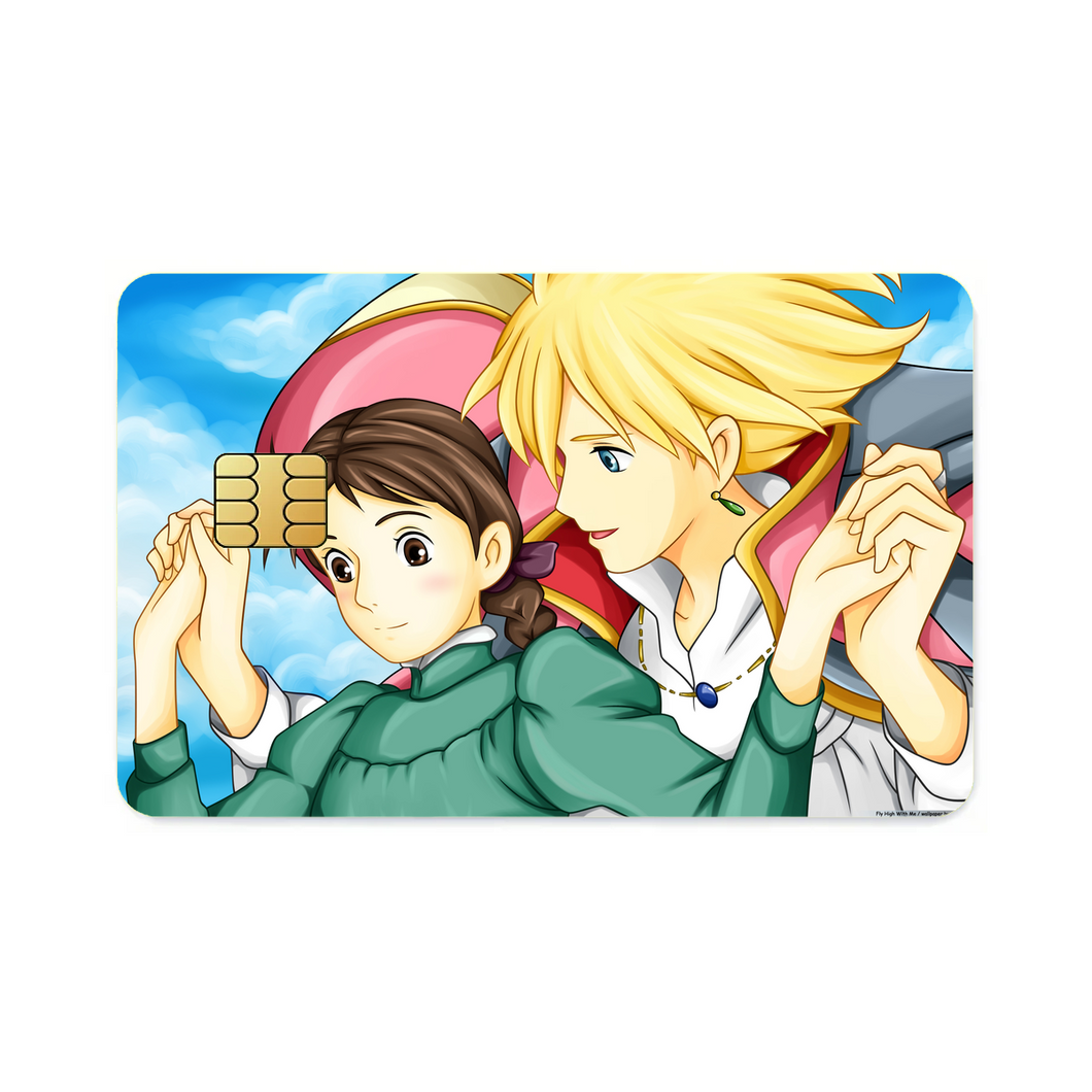 Anime Howl's Moving Castle Credit Card Skins (4-in-1 Pack)