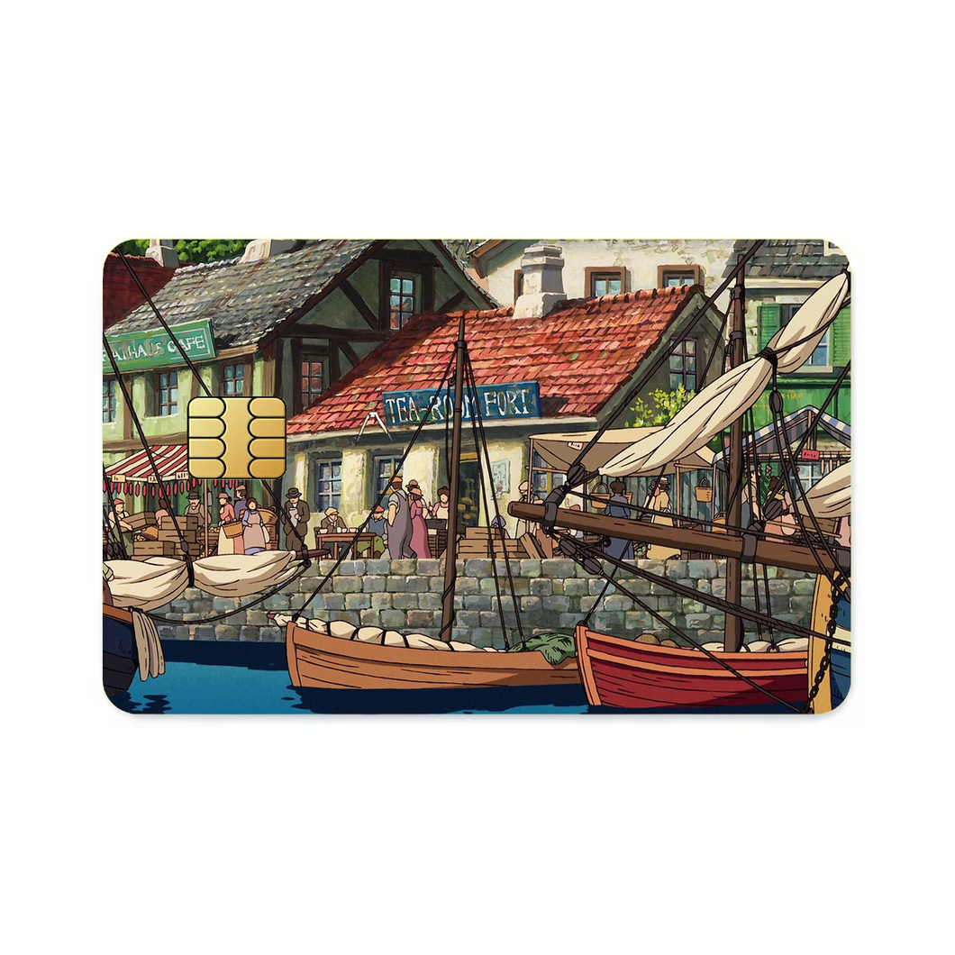 Anime Howl's Moving Castle  Credit Card Skins (4-in-1 Pack)
