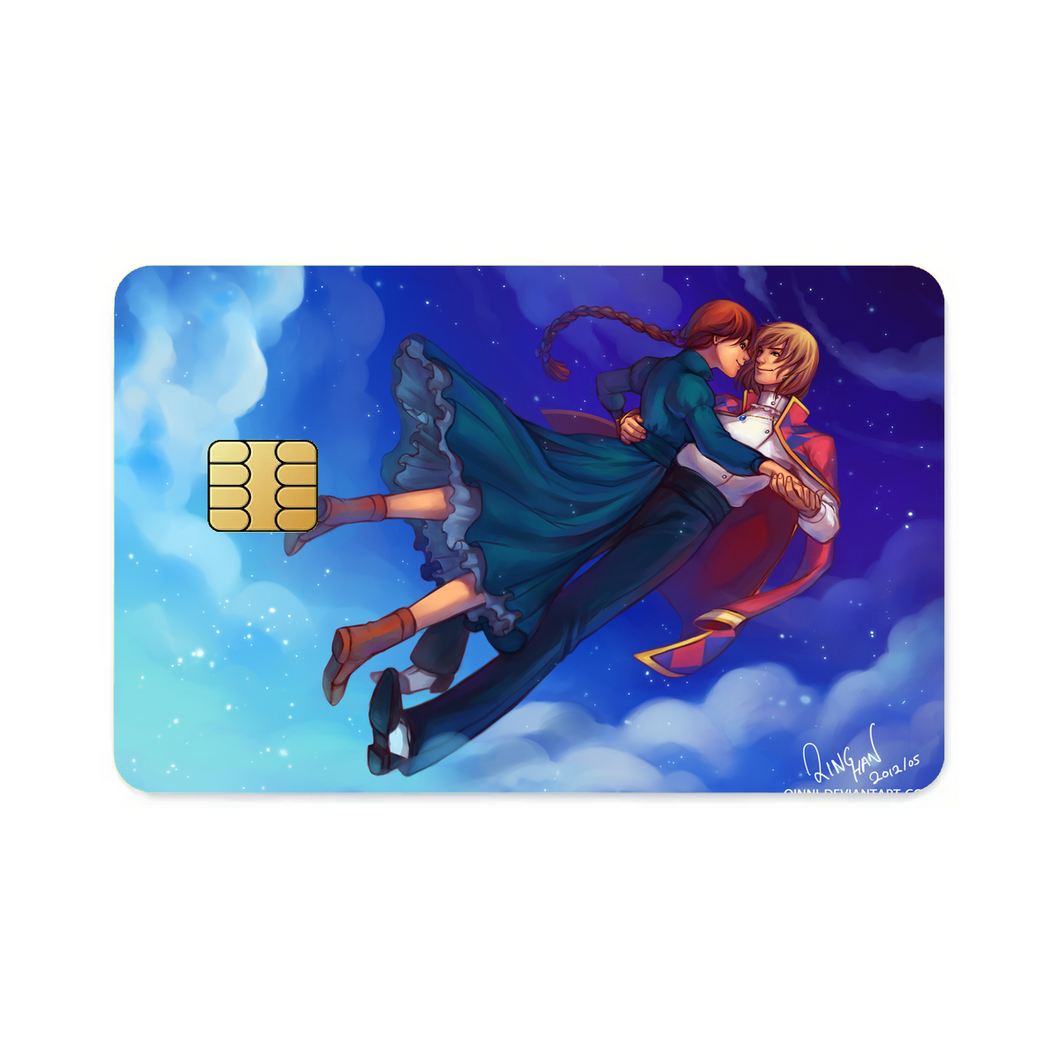 Anime Howl's Moving Castle Credit Card Skins (4-in-1 Pack)