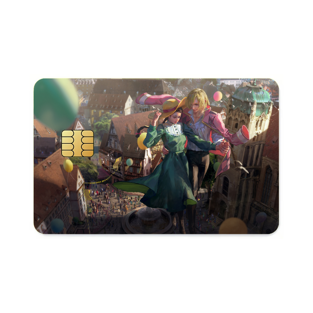 Anime Howl's Moving Castle  Credit Card Skins (4-in-1 Pack)