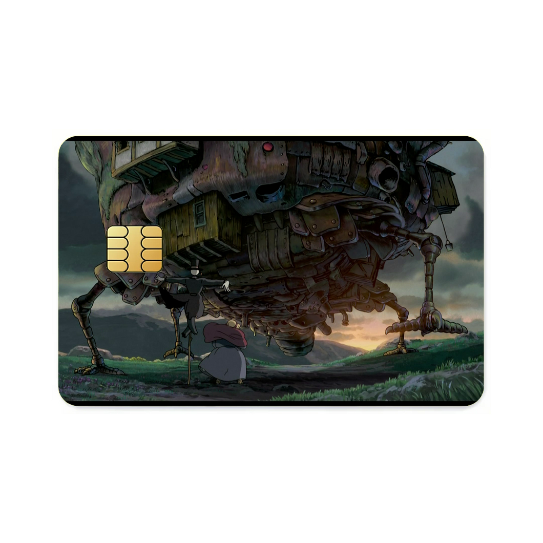 Anime Howl's Moving Castle Credit Card Skins (4-in-1 Pack)
