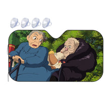 Load image into Gallery viewer, Anime Howl&#39;s Moving Castler Car Sunshade
