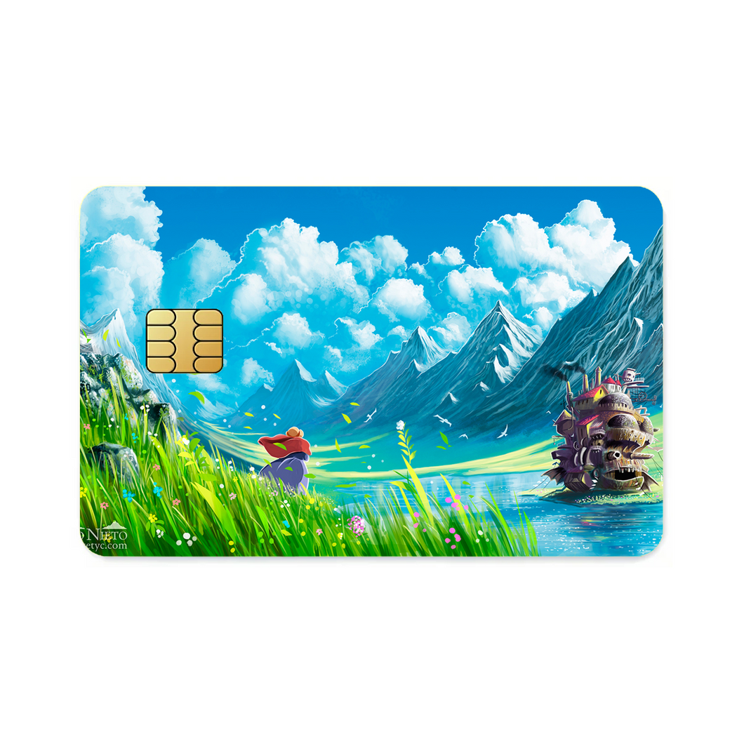 Anime Howl's Moving Castler Credit Card Skins (4-in-1 Pack)