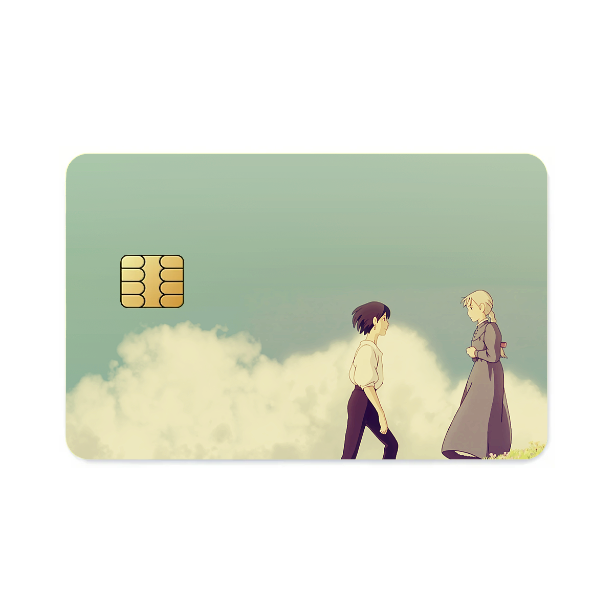Anime Howl's Moving Castler Credit Card Skins (4-in-1 Pack)
