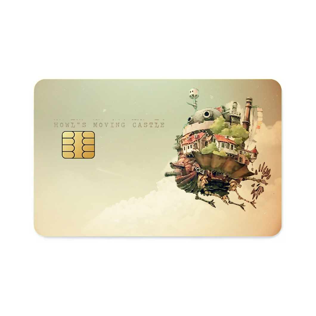 Anime Howl's Moving Castler Credit Card Skins (4-in-1 Pack)