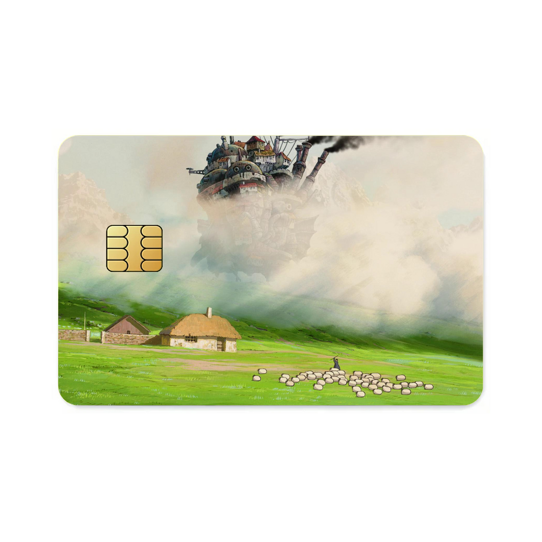 Anime Howl's Moving Castler Credit Card Skins (4-in-1 Pack)