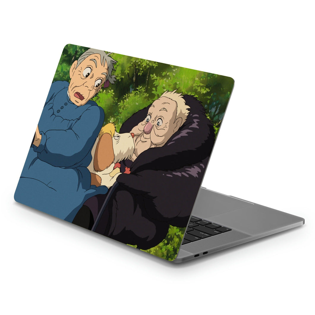 Anime Howl's Moving Castler Macbook Skin