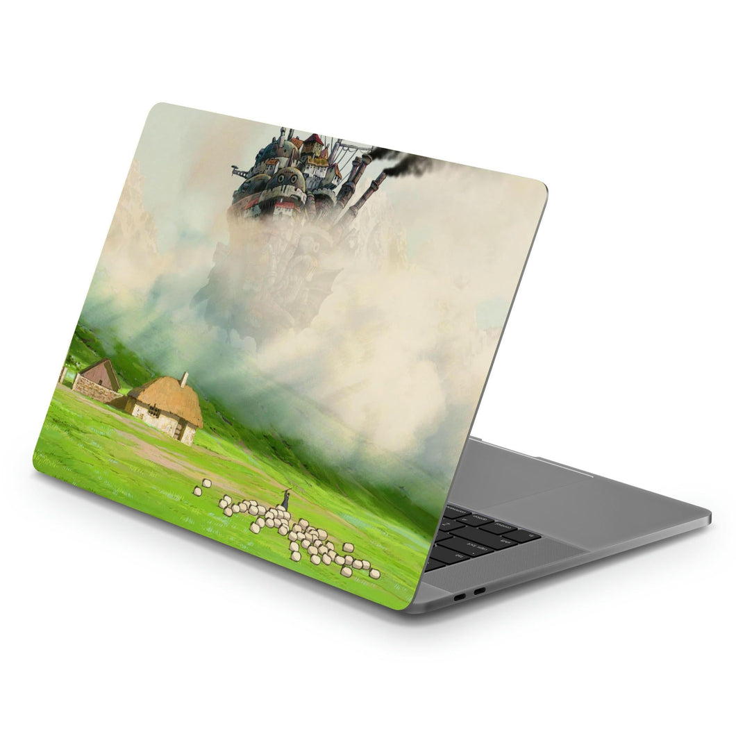 Anime Howl's Moving Castler Macbook Skin