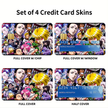 Load image into Gallery viewer, Anime Hunter x Hunter Credit Card Skins (4-in-1 Pack)

